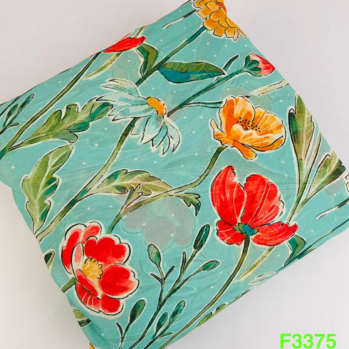 Printed Georgette Fabric-F3375